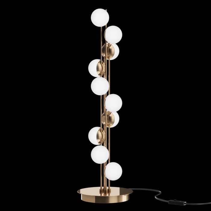 Светильник настольный Maytoni MOD081TL-L14G3K, LED, 17Вт, 14х14х47,5 см, 1200Лм, цвет золото - фото 1919530289