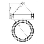 Светильник подвесной Maytoni MOD036PL-18N, 18хE14, 40Вт, 91х91х80,6 см, цвет никель - Фото 5