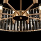 Светильник подвесной Maytoni MOD094PL-08G, 8хE14, 60Вт, 60х60х89,5 см, цвет золото - Фото 9