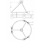 Светильник подвесной Maytoni MOD317PL-06B, 6хG9, 40Вт, 81,2х81,2х152 см, цвет чёрный - Фото 7