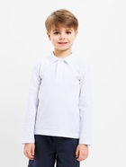 Джемпер поло для мальчика MINAKU: Basic Line KIDS, белый, рост 98 см - Фото 5