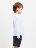 Джемпер поло для мальчика MINAKU: Basic Line KIDS, белый, рост 98 см - Фото 6