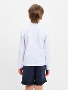 Джемпер поло для мальчика MINAKU: Basic Line KIDS, белый, рост 98 см - Фото 7