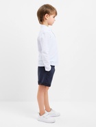 Джемпер поло для мальчика MINAKU: Basic Line KIDS, белый, рост 122 см - Фото 4