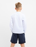 Джемпер поло для мальчика MINAKU: Basic Line KIDS, белый, рост 152 см - Фото 7