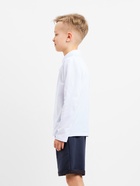 Джемпер поло для мальчика MINAKU: Basic Line KIDS, белый, рост 158 см - Фото 6