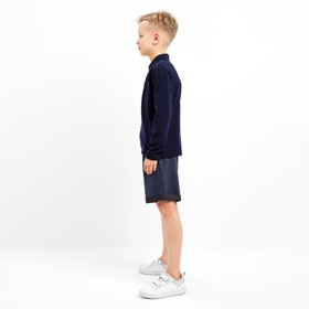 Джемпер (поло) детский MINAKU, тёмно-синий, рост 110 см