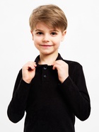 Джемпер поло для мальчика MINAKU: Basic Line KIDS, чёрный, рост 98 см - Фото 5