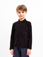 Джемпер поло для мальчика MINAKU: Basic Line KIDS, чёрный, рост 122 см - Фото 3