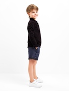 Джемпер поло для мальчика MINAKU: Basic Line KIDS, чёрный, рост 128 см - Фото 3