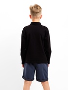 Джемпер поло для мальчика MINAKU: Basic Line KIDS, чёрный, рост 128 см - Фото 5