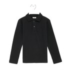 Джемпер поло для мальчика MINAKU: Basic Line KIDS, чёрный, рост 158 см - Фото 5