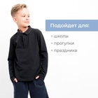 Джемпер (поло) детский MINAKU цвет графит, рост 110 9372845 - фото 12583765