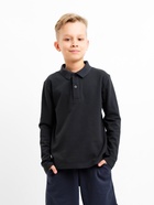Джемпер поло для мальчика MINAKU: Basic Line KIDS, тёмно-серый, рост 146 см - Фото 4