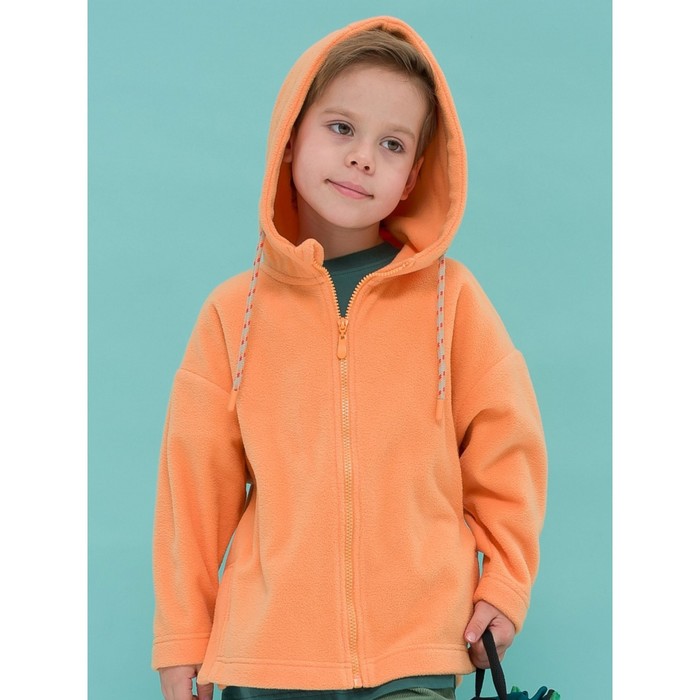 Куртка для мальчиков, рост 104 см, цвет оранжевый