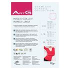 Джемпер женский бесшовный ARTG MAGLIA SCOLLO V MANICA LUNGA (cayenne, L/XL) - Фото 6