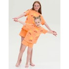 Комплект для девочек, рост 92 см, цвет оранжевый - Фото 3