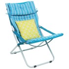 Кресло-шезлонг, матрас+подушка, цвет бирюзовый - фото 12313006