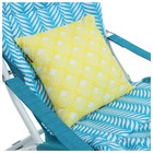 Кресло-шезлонг, матрас+подушка, цвет бирюзовый - фото 9596120