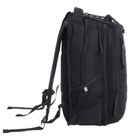 Рюкзак молодёжный, 42 х 31 х 22 см, Grizzly 338, эргономичная спинка, отделение для ноутбука, чёрный/синий RU-338-3_1 - фото 9816817