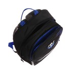 Рюкзак молодёжный, 38 х 29 х 16 см, Grizzly 351, эргономичная спинка, чёрный/синий RB-351-1_3 - Фото 8