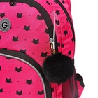 Рюкзак школьный, 40 х 27 х 20 см, Grizzly 360, эргономичная спинка, отделение для ноутбука, фуксия RG-360-5_4 - Фото 9