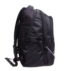 Рюкзак молодёжный, 44 х 28 х 23 см, Grizzly 335, эргономичная спинка, отделение для ноутбука, чёрный/серый RU-335-1_2 - Фото 4