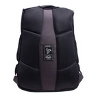 Рюкзак молодёжный, 42 х 31 х 22 см, Grizzly 338, эргономичная спинка, отделение для ноутбука, чёрный/салатовый RU-338-1_1 - Фото 6