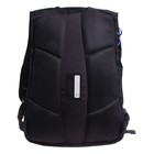 Рюкзак молодёжный, 42 х 31 х 22 см, Grizzly 338, эргономичная спинка, отделение для ноутбука, чёрный/синий RU-338-4_2 - фото 24588558