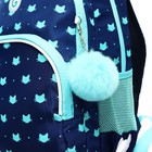 Рюкзак школьный, 40 х 27 х 20 см, Grizzly 360, эргономичная спинка, отделение для ноутбука, синий/зелёный RG-360-5_1 - Фото 12