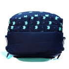 Рюкзак школьный, 40 х 27 х 20 см, Grizzly 360, эргономичная спинка, отделение для ноутбука, синий/зелёный RG-360-5_1 - Фото 7