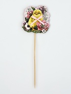 Топпер деревянный для украшения кулича «Цыплёнок» на пасху, 6.2×6.2 см - Фото 4