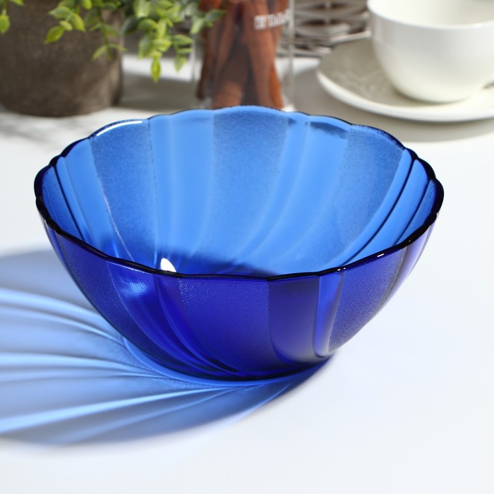 Салатник Sea Brim, d=19 см, стекло, цвет синий - Фото 1