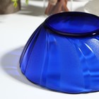 Салатник Sea Brim, d=19 см, стекло, цвет синий - Фото 2