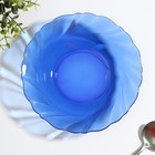 Тарелка глубокая Sea Brim, d=20 см, 650 мл, стекло, цвет синий - Фото 2