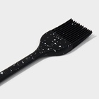 Кисть Доляна «Орион», силикон, 20.5×3.3×0.9 см, чёрная - Фото 3