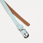 Ремень женский, ширина 1.2 см, винт, пряжка металл, цвет мятный - фото 22113219