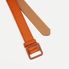 Ремень женский, ширина 3 см, пряжка металл, цвет рыжий - фото 22113249