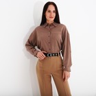 Ремень женский, ширина 3.5 см, винт, пряжка металл, люверсы, цвет чёрный - фото 22113325