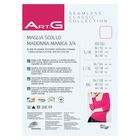 Джемпер женский бесшовный ARTG MAGLIA SCOLLO MADONNA MANICA 3/4 (cypress, S/M) - Фото 7