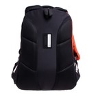 Рюкзак молодёжный 45 х 32 х 23 см, эргономичная спинка, отделение для ноутбука, Grizzly, чёрный/оранжевый RU-330-1_3 - Фото 6