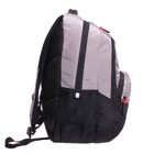 Рюкзак молодежный 45 х 32 х 23 см, эргономичная спинка, отделение для ноутбука, Grizzly 330, чёрный/серый RU-330-1_1 - фото 9596278