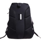 Рюкзак молодежный 45 х 32 х 23 см, эргономичная спинка, отделение для ноутбука, Grizzly 330, чёрный/серый RU-330-1_1 - Фото 6
