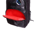 Рюкзак молодежный 45 х 32 х 23 см, эргономичная спинка, отделение для ноутбука, Grizzly 330, чёрный RU-330-2_1 - фото 24588584