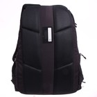 Рюкзак молодежный 44 х 28 х 23 см, эргономичная спинка, отделение для ноутбука, Grizzly 335, чёрный/серый RU-335-3_3 - фото 9596299
