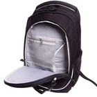 Рюкзак молодежный 44 х 28 х 23 см, эргономичная спинка, отделение для ноутбука, Grizzly 335, чёрный/серый RU-335-3_3 - Фото 8