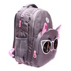 Рюкзак школьный, 40×27×20 см, Grizzly 360, эргономичная спинка, отделение для ноутбука, + брелок, серый RG-360-7_4 - Фото 2