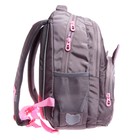 Рюкзак школьный, 40 х 27 х 20 см, Grizzly 360, эргономичная спинка, отделение для ноутбука, + брелок, серый RG-360-7_4 - Фото 4
