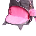 Рюкзак школьный, 40 х 27 х 20 см, Grizzly 360, эргономичная спинка, отделение для ноутбука, + брелок, серый RG-360-7_4 - Фото 8