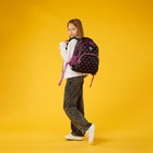 Рюкзак школьный, 40×27×20 см, Grizzly 360, эргономичная спинка, отделение для ноутбука, чёрный/сиреневый RG-360-5_3 - Фото 12